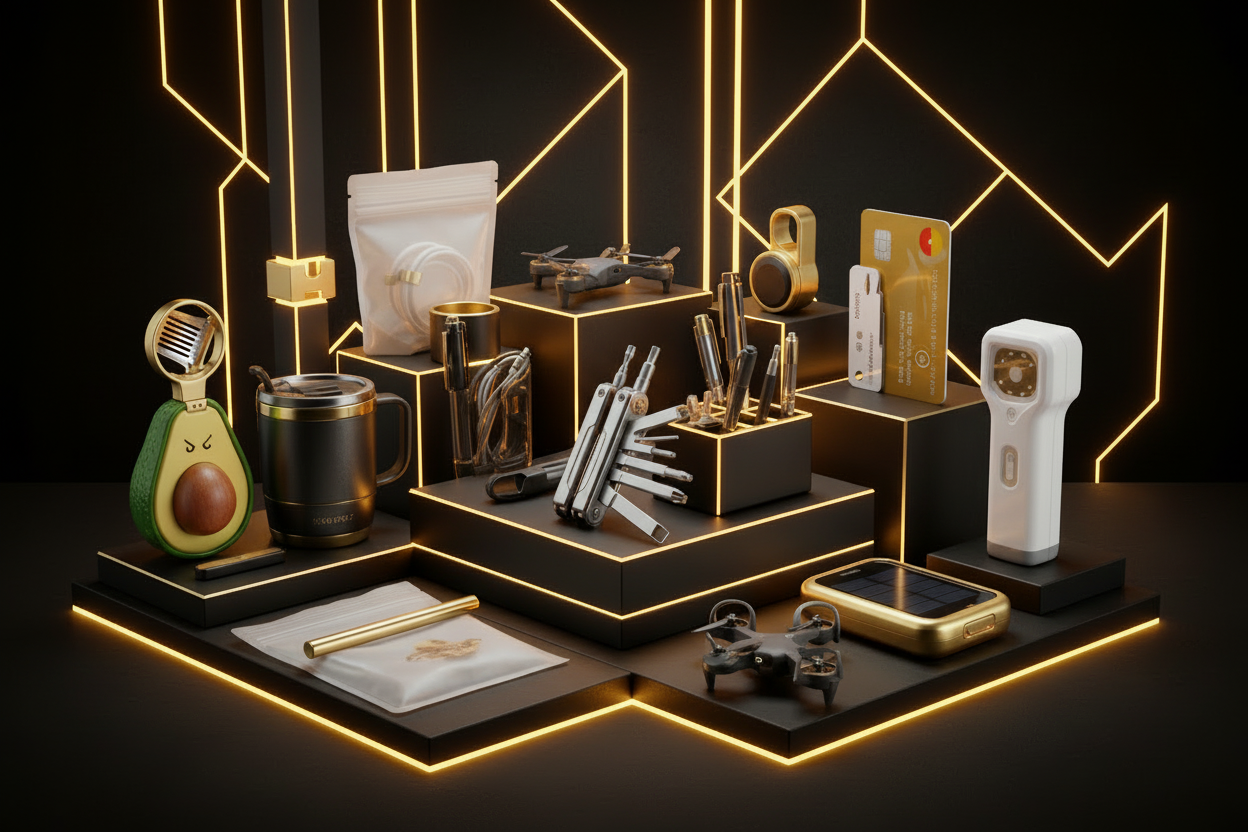 Handige producten zwart met goud